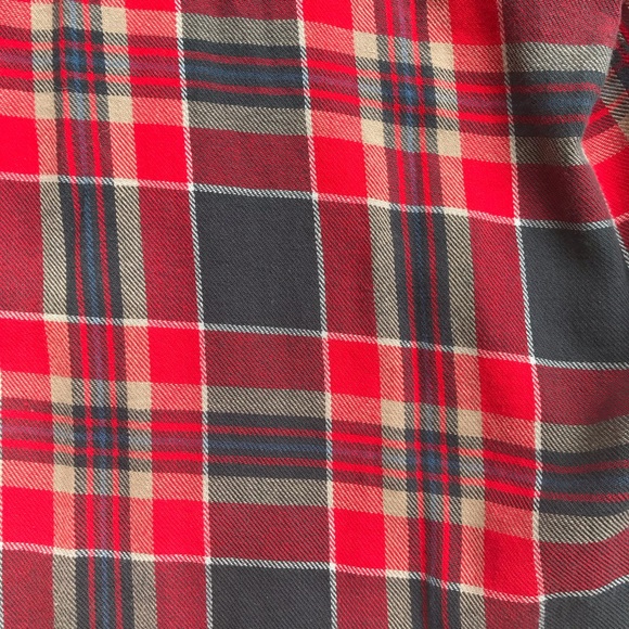 Wrangler Cotton Plaid Flannel Western Shirt - Picture 7 of 8